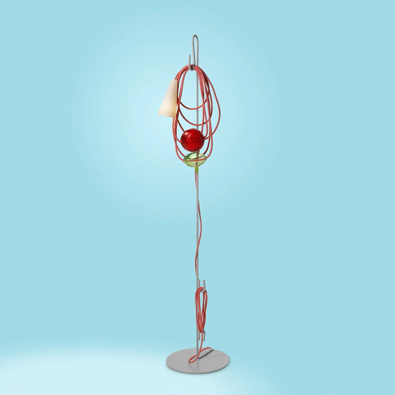 Foscarini Filo piantana LED, Emerald King