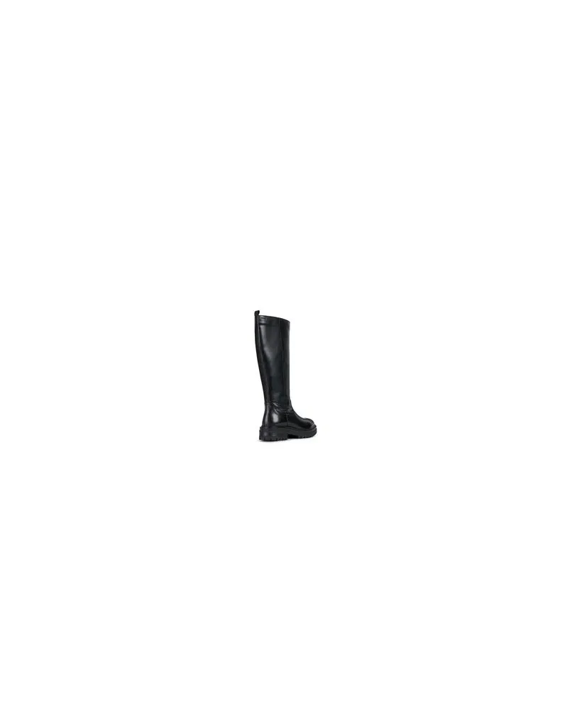 GEOX IRIDEA D04HRC stivale alto nero pelle
