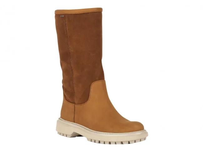 GEOX STIVALI ABX DONNA INVERNO D94AYD 02276 C6777  ASHEELY AMPHIBIOX TABACCO