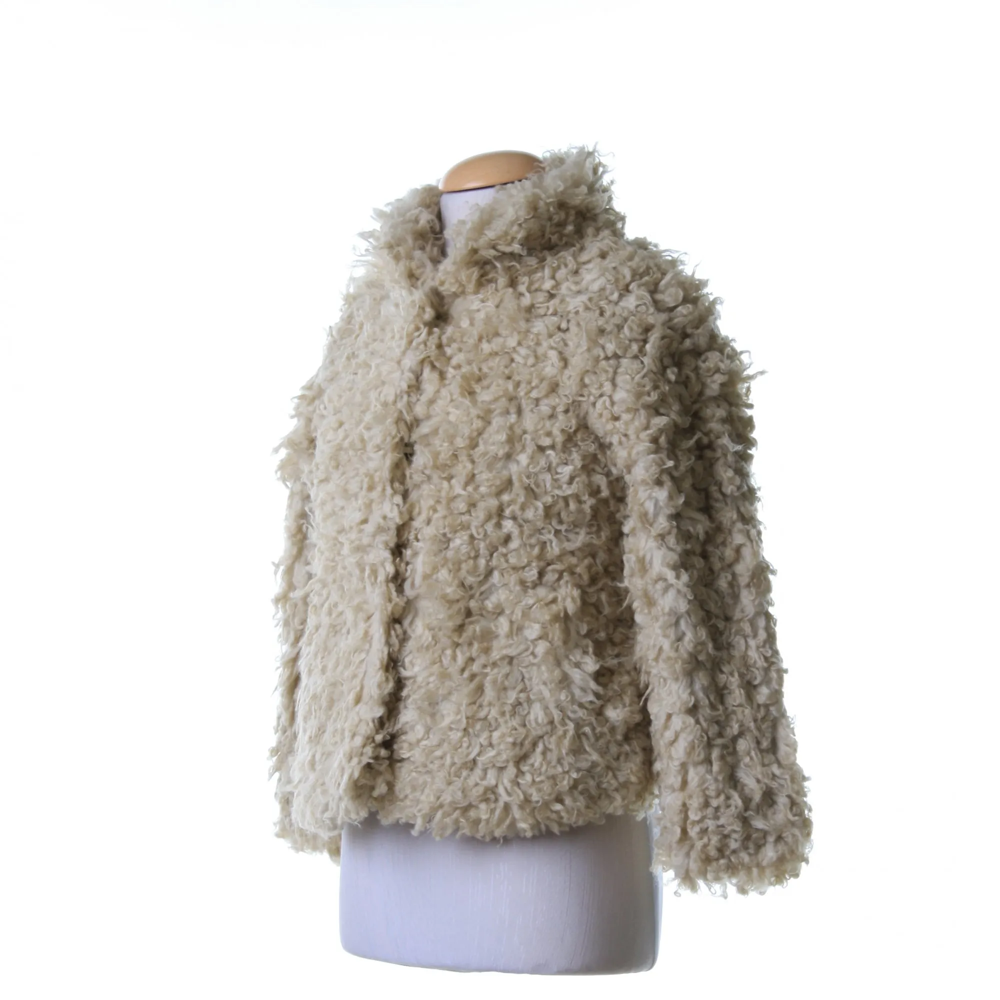 Giacca Eco-Pelliccia Vaniglia