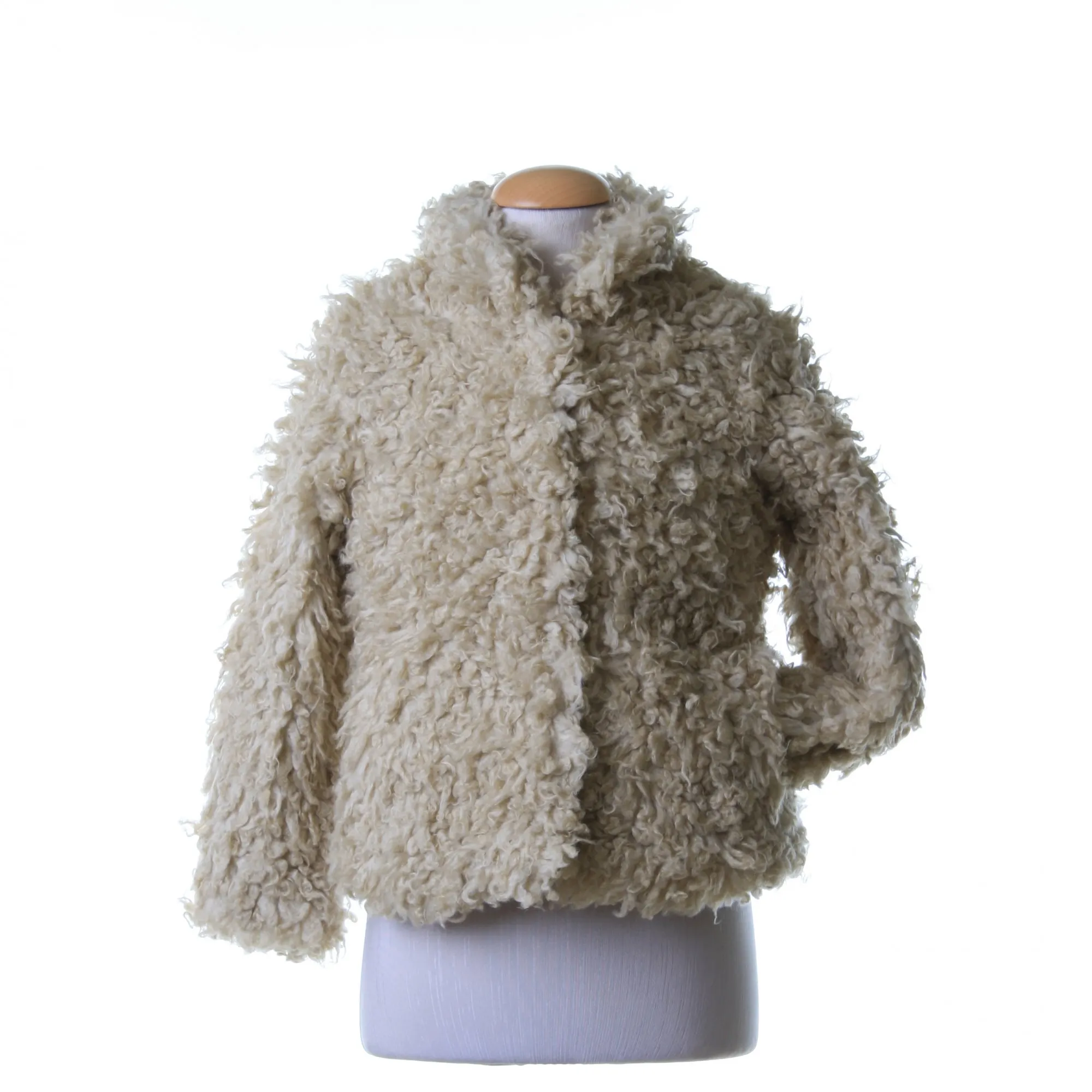 Giacca Eco-Pelliccia Vaniglia