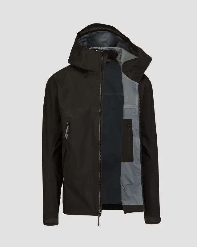 Giacca nera hardshell da uomo Arcteryx Beta AR StormHood™