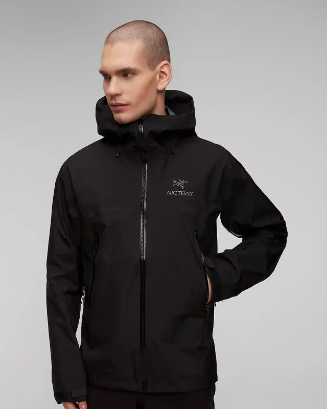 Giacca nera hardshell da uomo Arcteryx Beta AR StormHood™