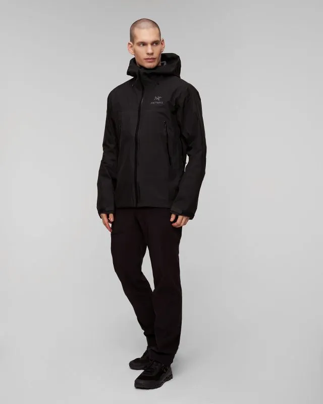 Giacca nera hardshell da uomo Arcteryx Beta AR StormHood™