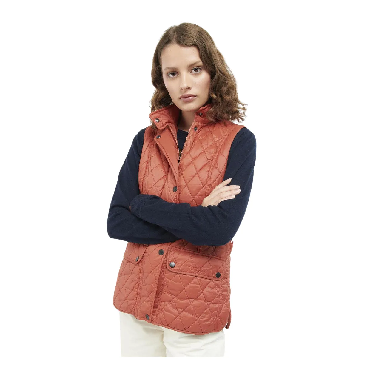 Gilet Uomo Barbour Otterburn Arancione