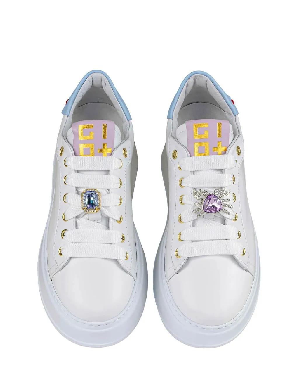 Gio+     SNEAKERS PIA166A COMBI BIANCO LILLA