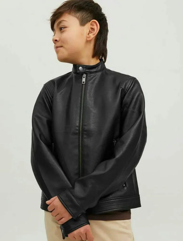 Giubbino Ecopelle Jack & Jones - Black