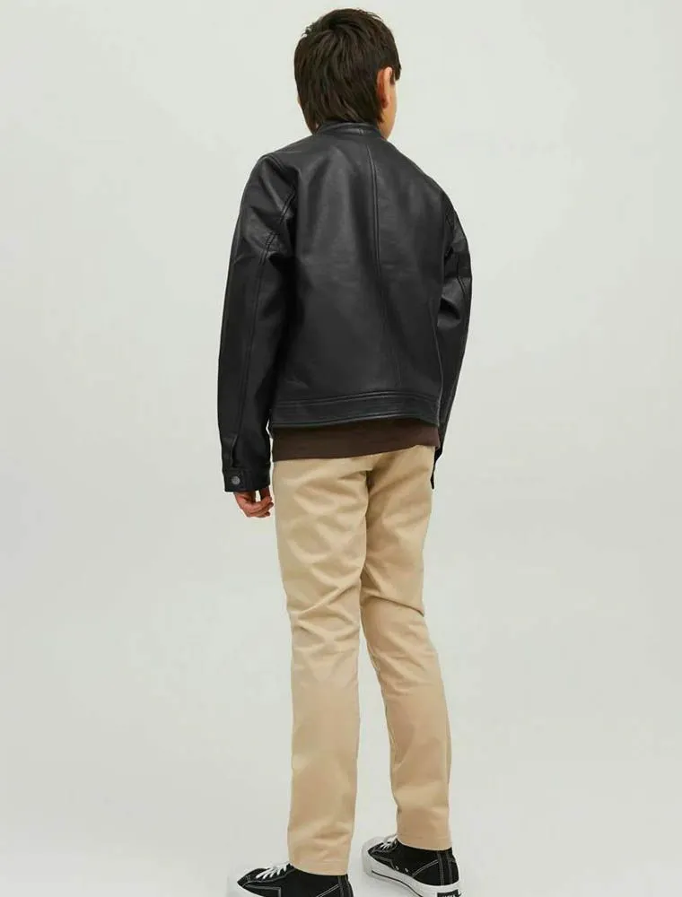 Giubbino Ecopelle Jack & Jones - Black