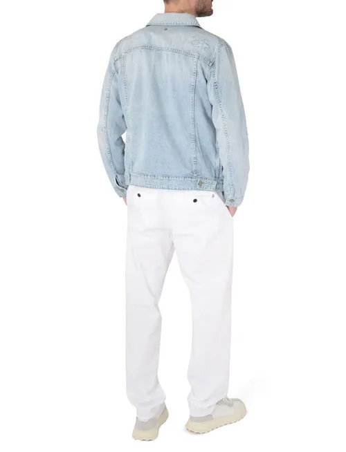 Giubbino slim Dondup in denim blu