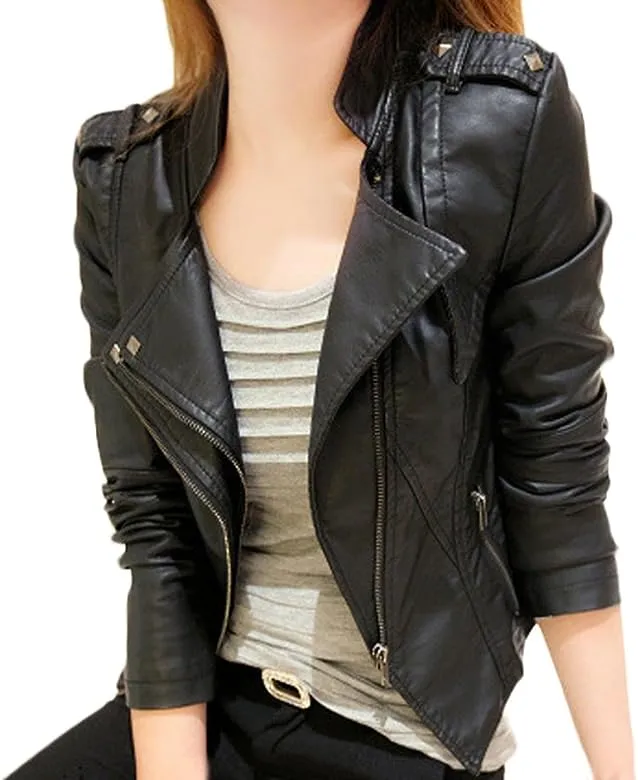 giubbotto in pelle donna