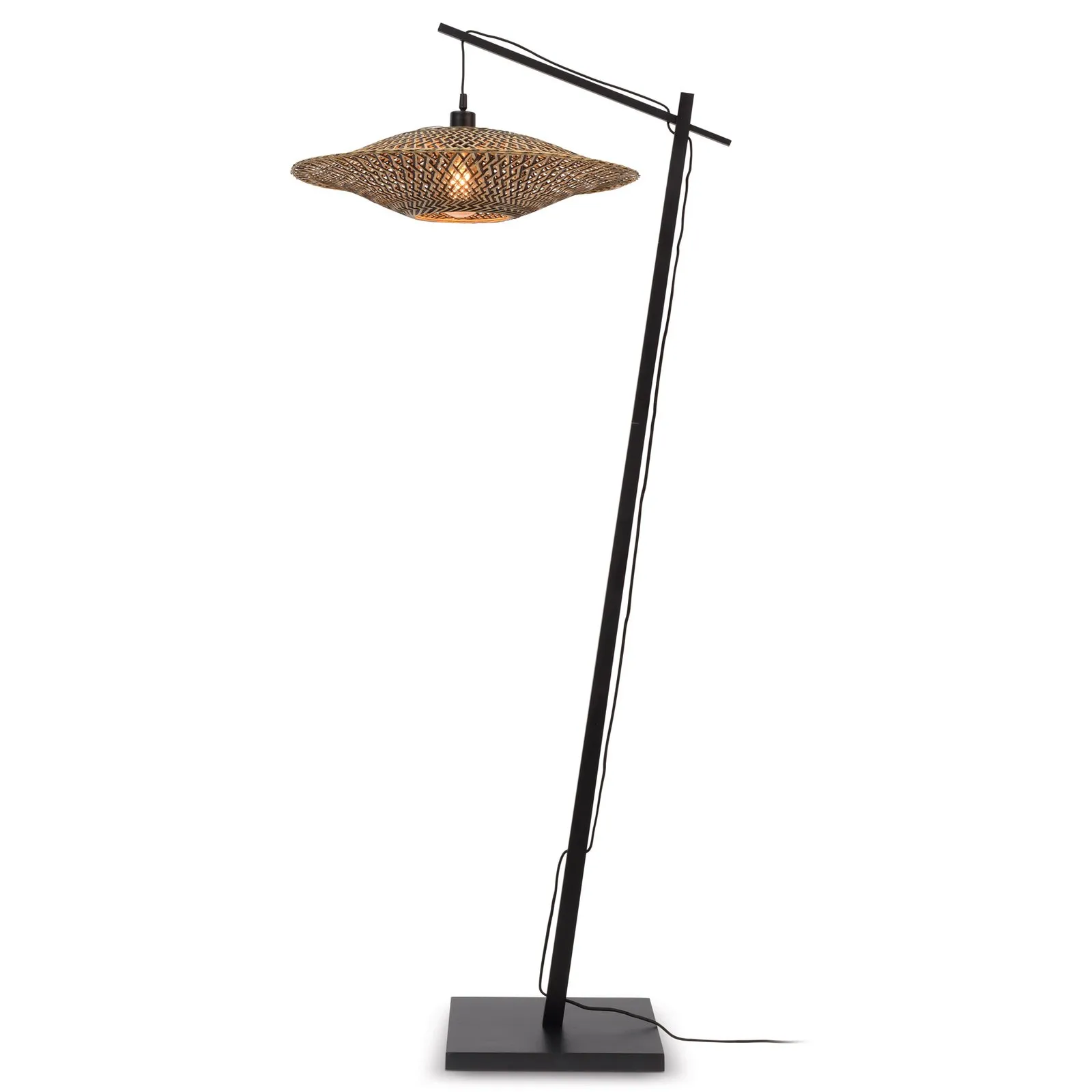 GOOD & MOJO Bali piantana telaio nero Ø60cm