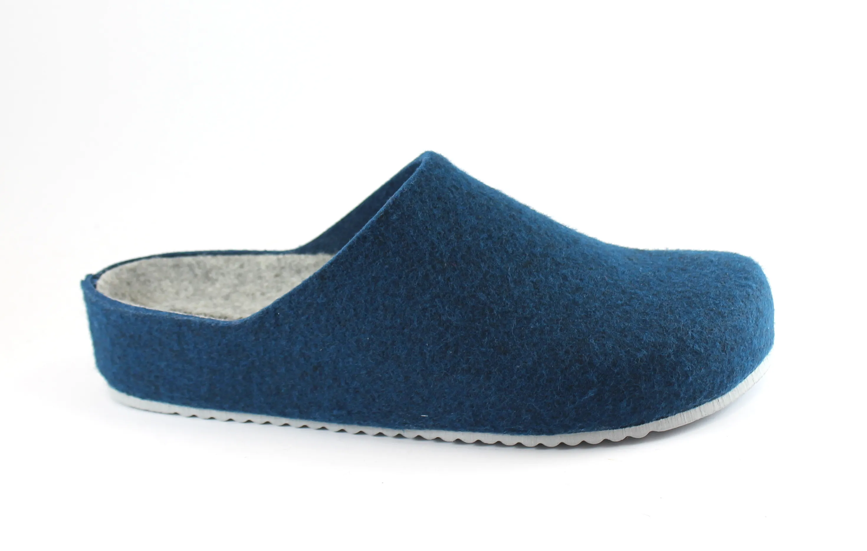 GRUNLAND LIRA CB2584 cobalto cenere ciabatte donna feltro
