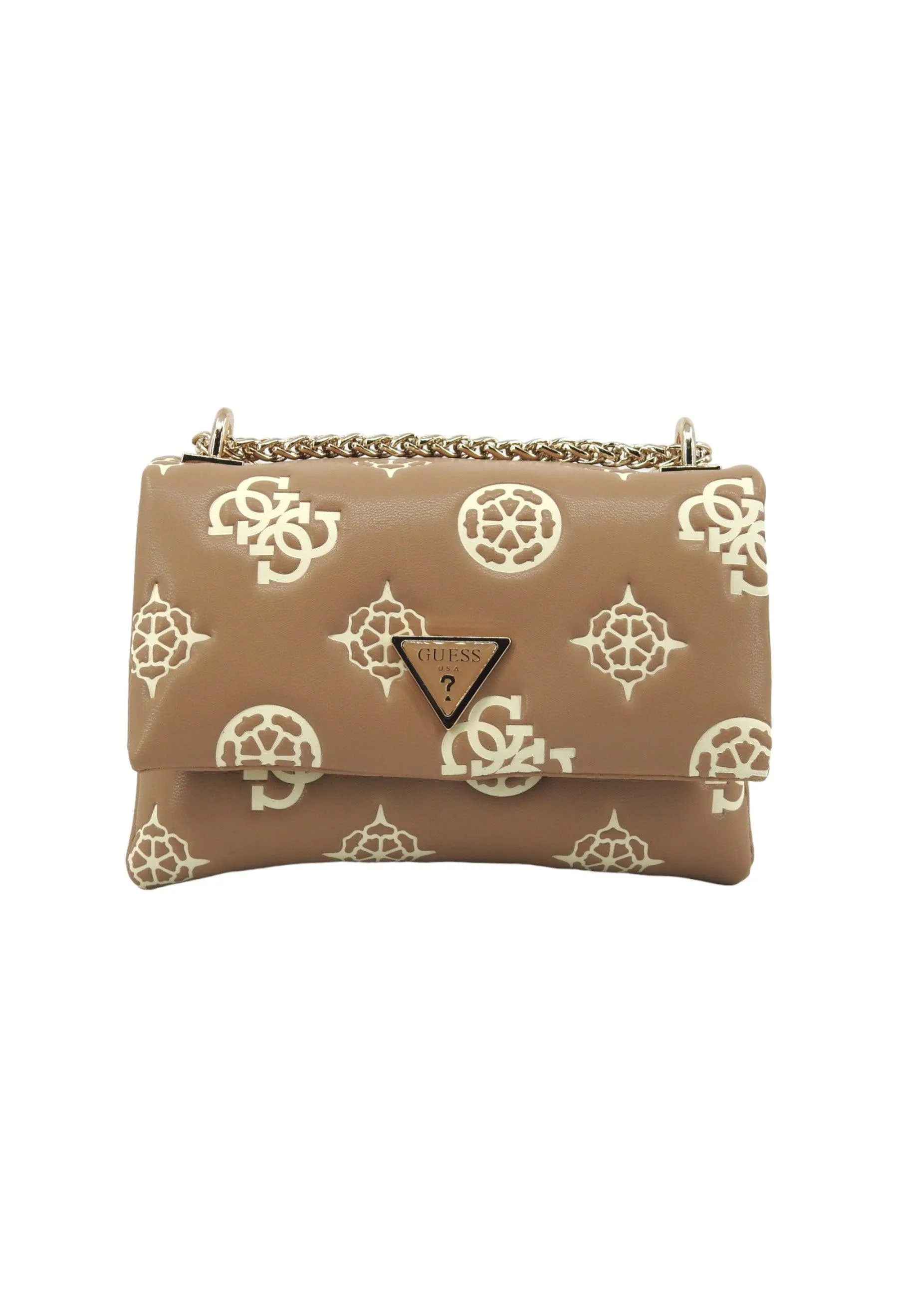 GUESS Dessa Mini Borsa Tracolla Donna Taupe Logo PG931478