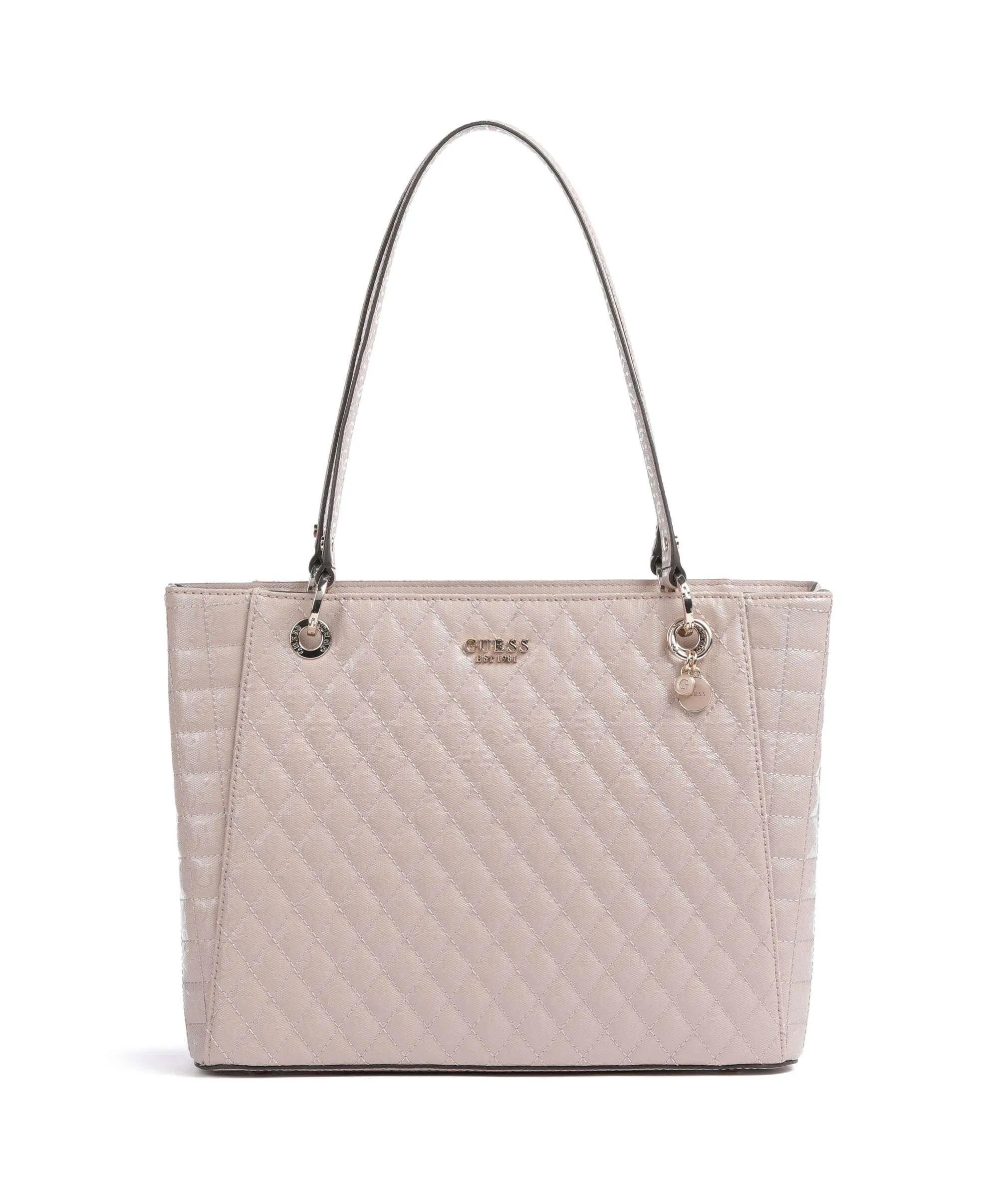  Guess Yarmilla Borsa shopper pelle sintetica rosa antico  