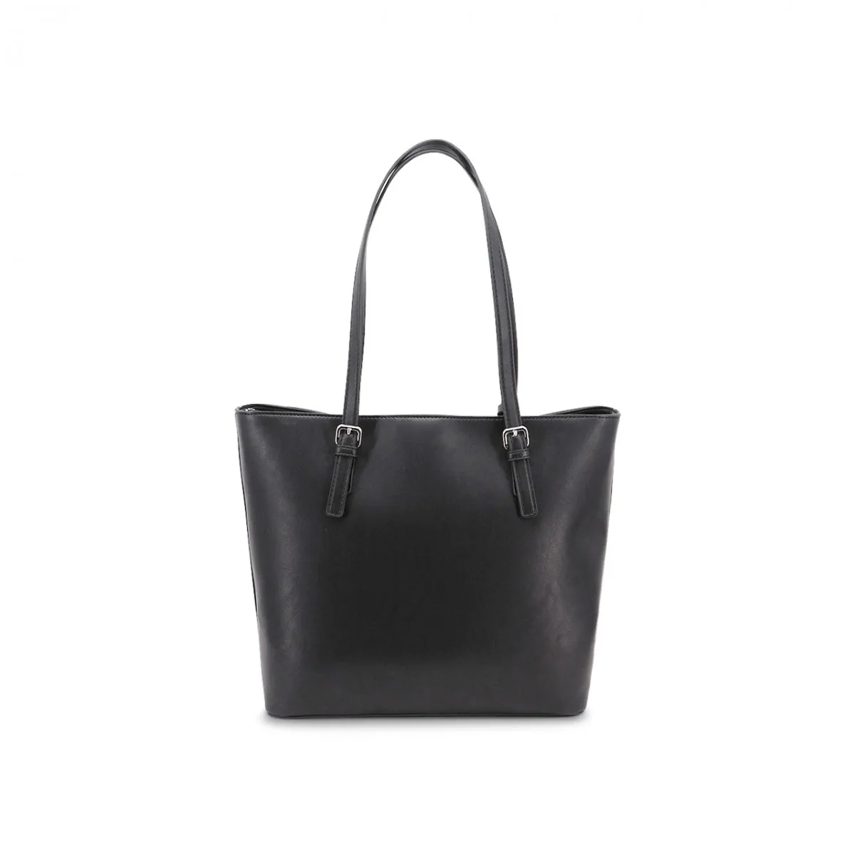 Hight Shopper In Ecopelle Con Logo E Nappina
