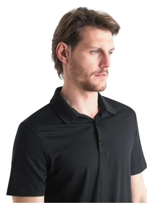 Icebreaker Merino 150 Tech Lite III Short Sleeve Polo Black