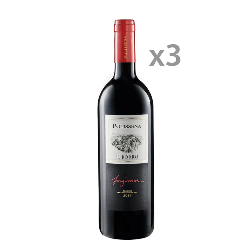 Il Borro 3 bottiglie - Polissena Valdarno di Sopra D.O.C. Rosso 2018/2019
