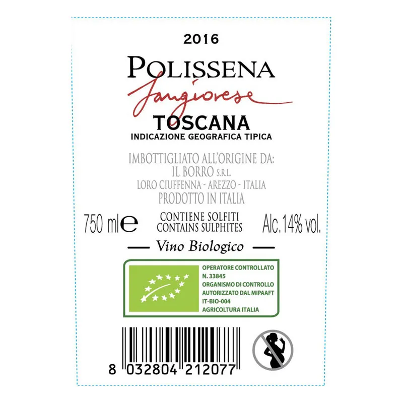 Il Borro 3 bottiglie - Polissena Valdarno di Sopra D.O.C. Rosso 2018/2019