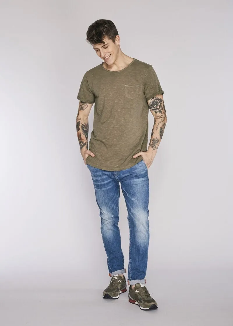 Jeans chino skinny in denim stretch