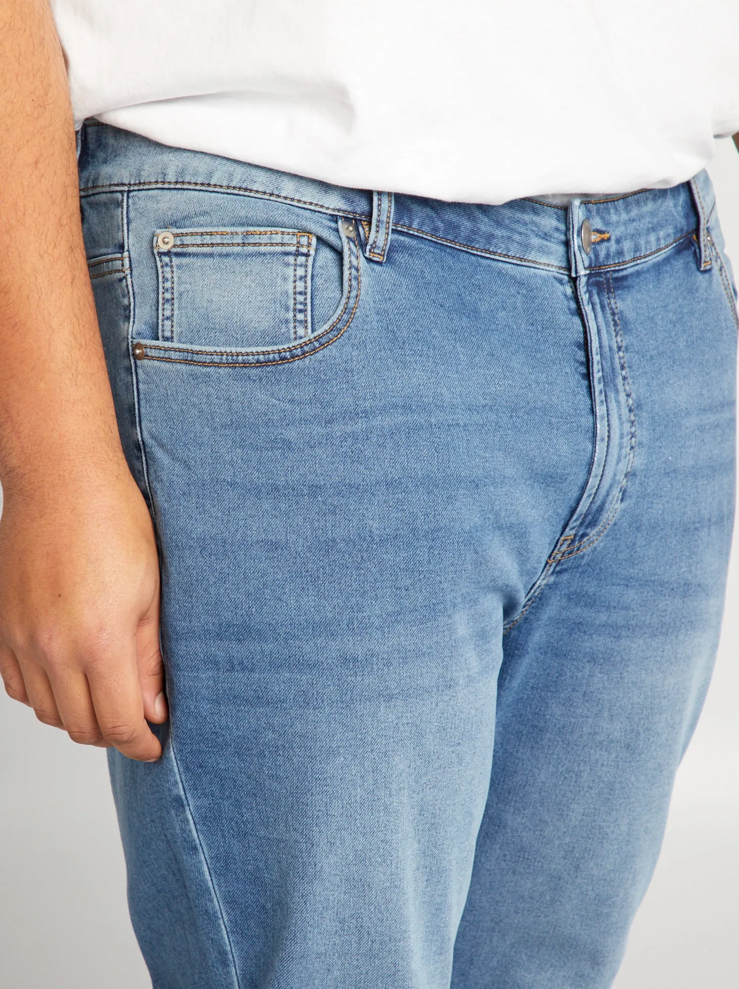 Jeans slim 5 tasche - L30 - BLU