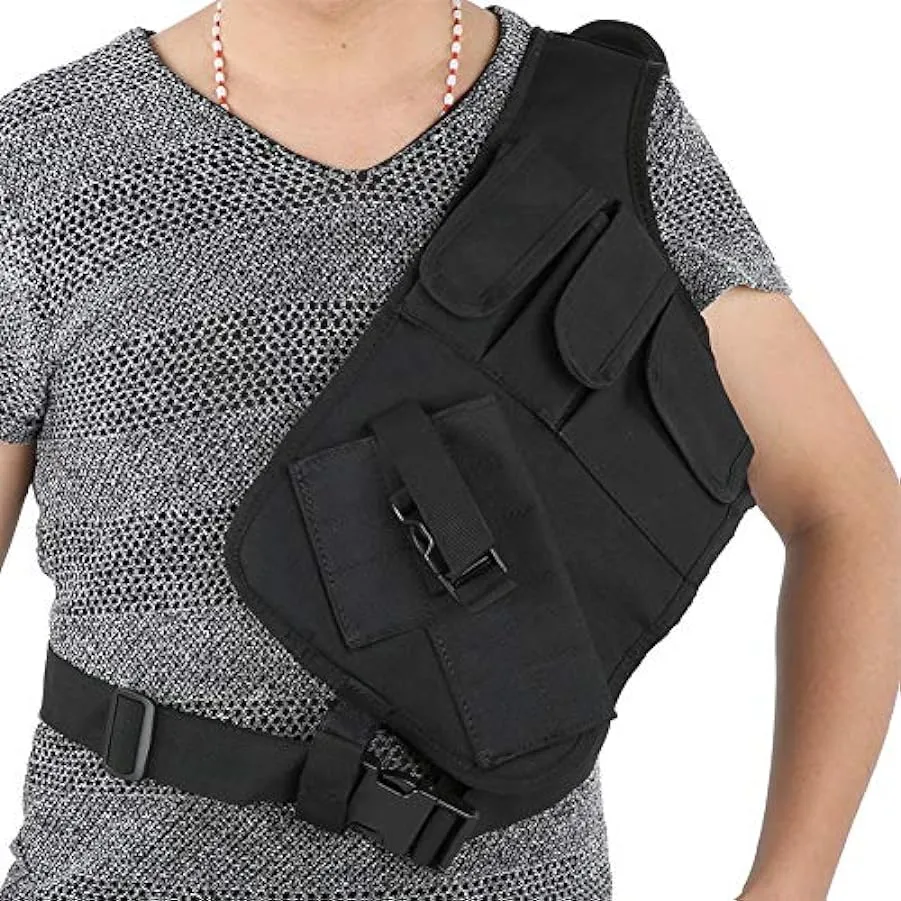 Jopwkuin Borsa ascellare per esterni, impermeabile, a spalla singola, 600D, ad alta densità, per escursioni, alpinismo 178387568