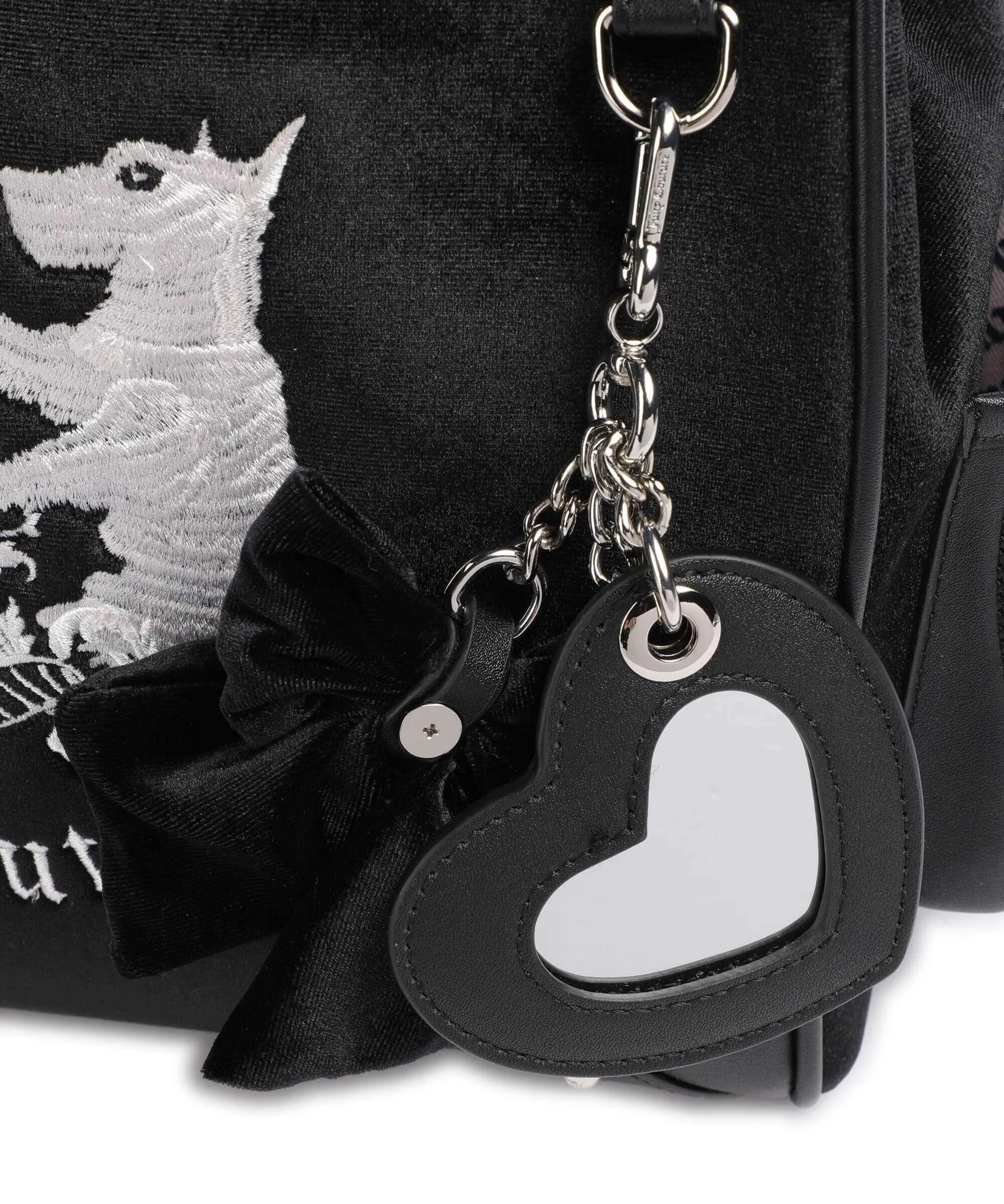  Juicy Couture Hollyhock Borsa shopper poliestere, pelle sintetica nero  