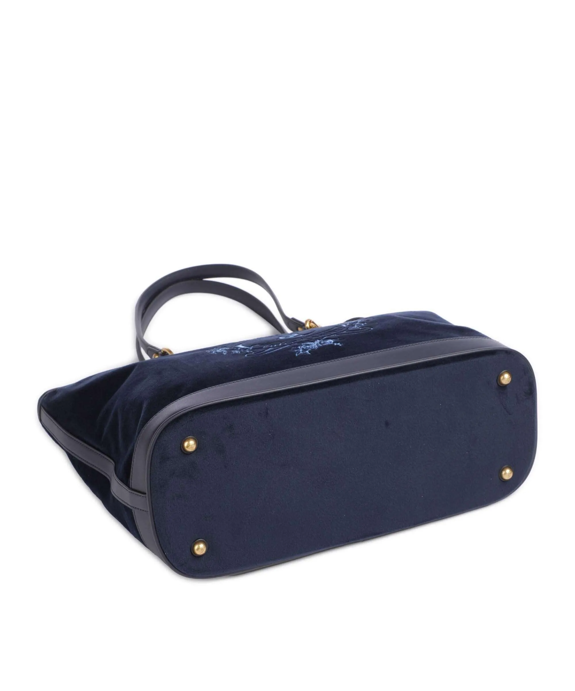  Juicy Couture Twig Heart L Borsa shopper poliestere, pelle sintetica blu scuro  