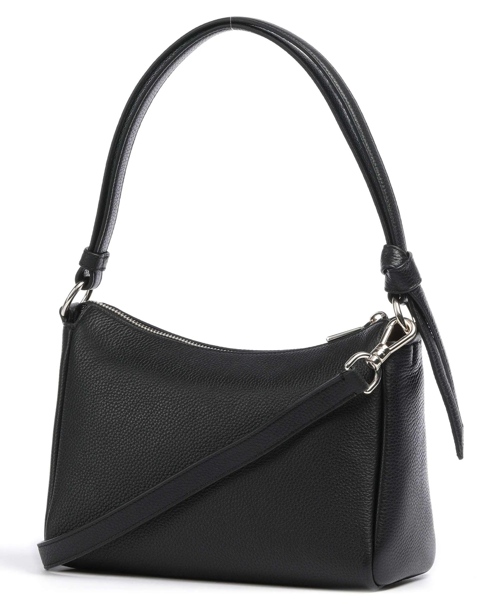  Kate Spade New York Knott Borsa a spalla pelle granulata nero  