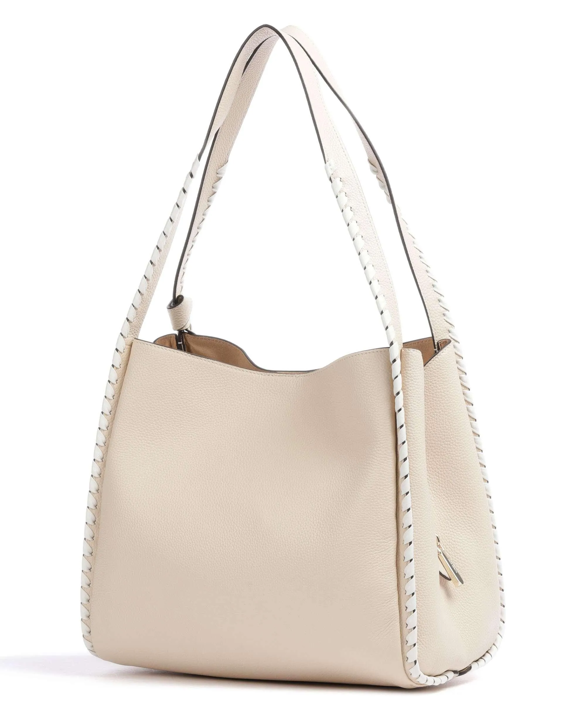  Kate Spade New York Knott Borsa hobo pelle granulata crema  