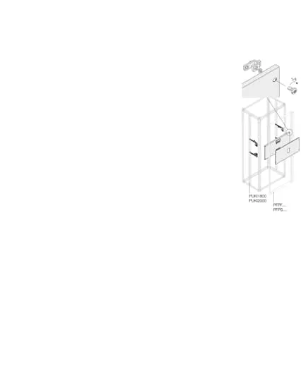 Kit di montaggio ABB per Schede di distribuzione principali, 400 x 300 x 400mm