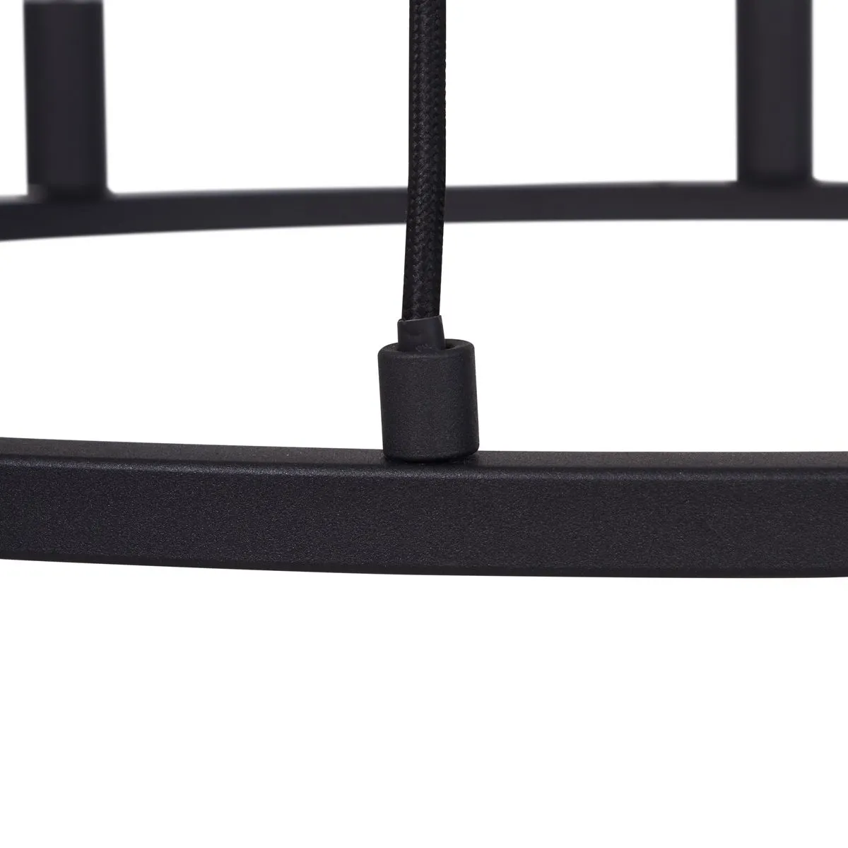Lampada a sospensione industriale nera a 7 luci - Knight