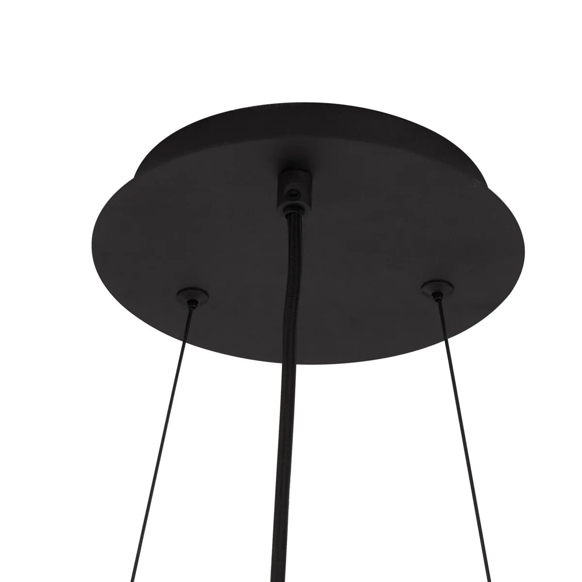 Lampada a sospensione industriale nera a 7 luci - Knight