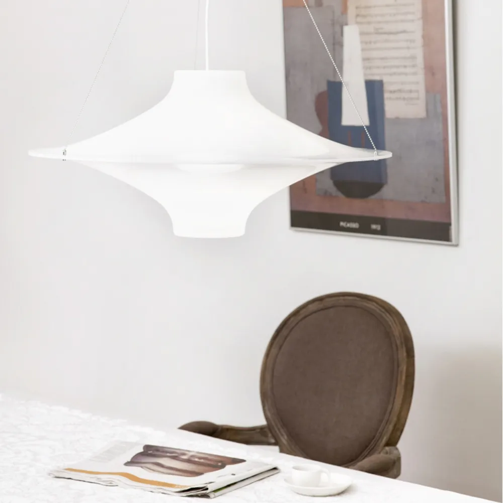 Lampada a sospensione Lokki 700.jf{font-size:18px}Bianco