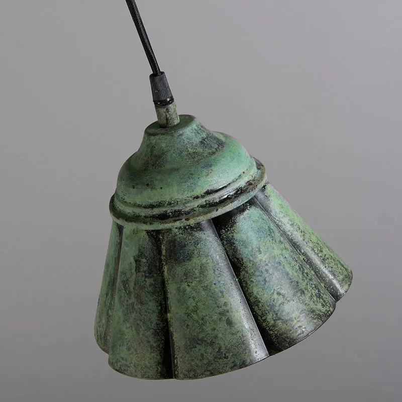 Lampada a sospensione NAVIGATOR verde antico