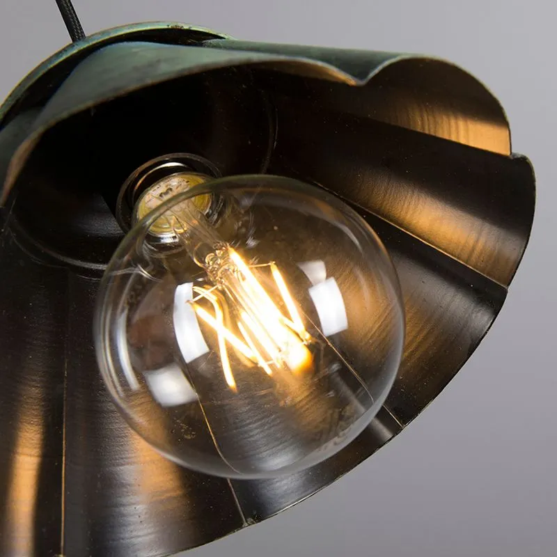 Lampada a sospensione NAVIGATOR verde antico
