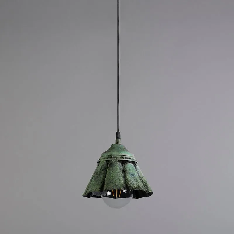 Lampada a sospensione NAVIGATOR verde antico