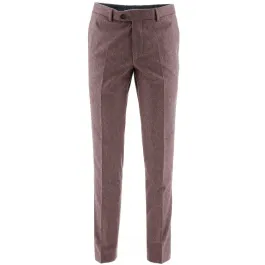 Lana hip slim fit broek rosso misto