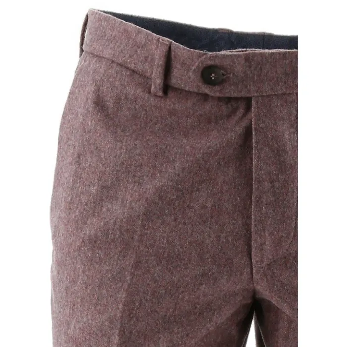Lana hip slim fit broek rosso misto