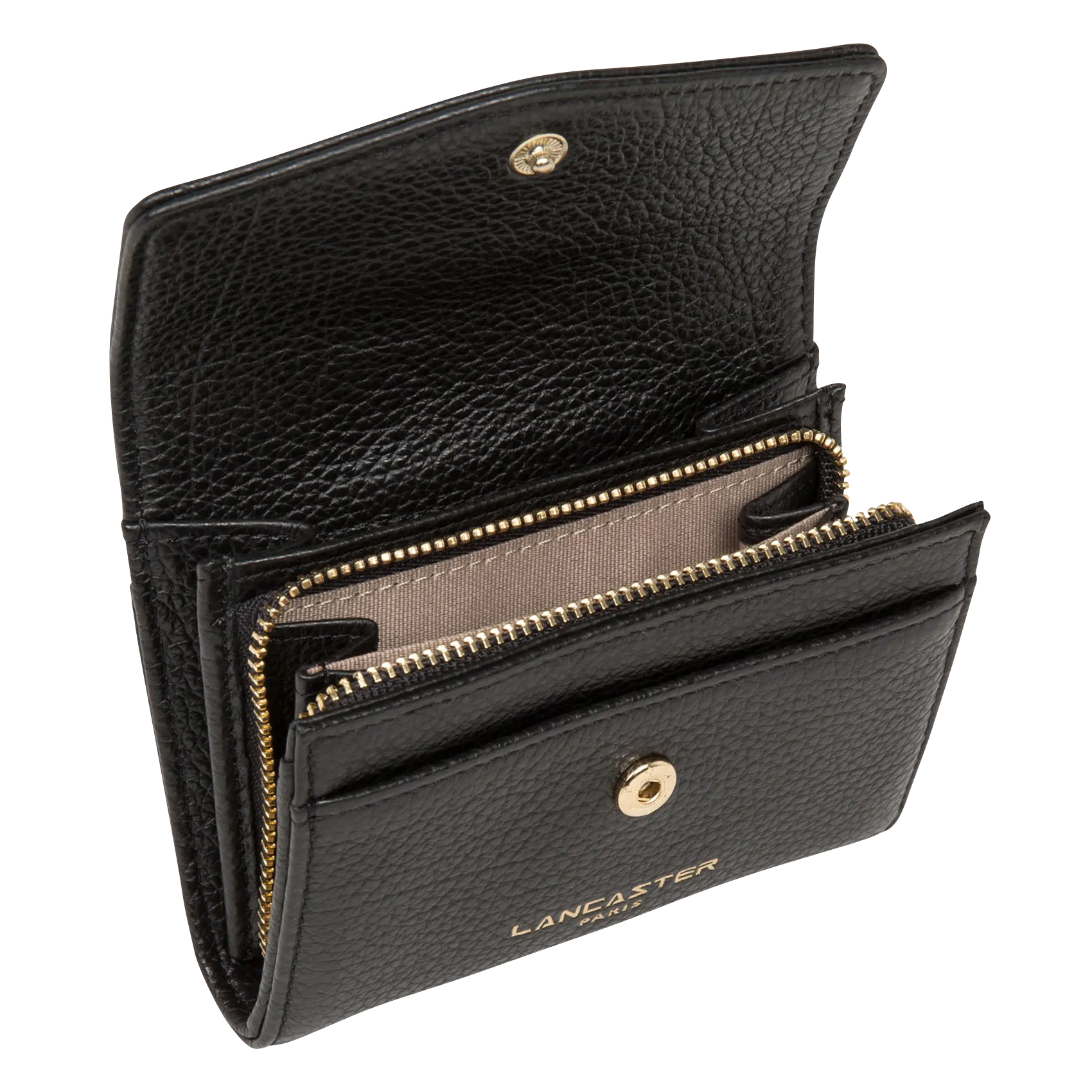  LANCASTER PARIS   DUNE - Portamonete in pelle con patella | Nero