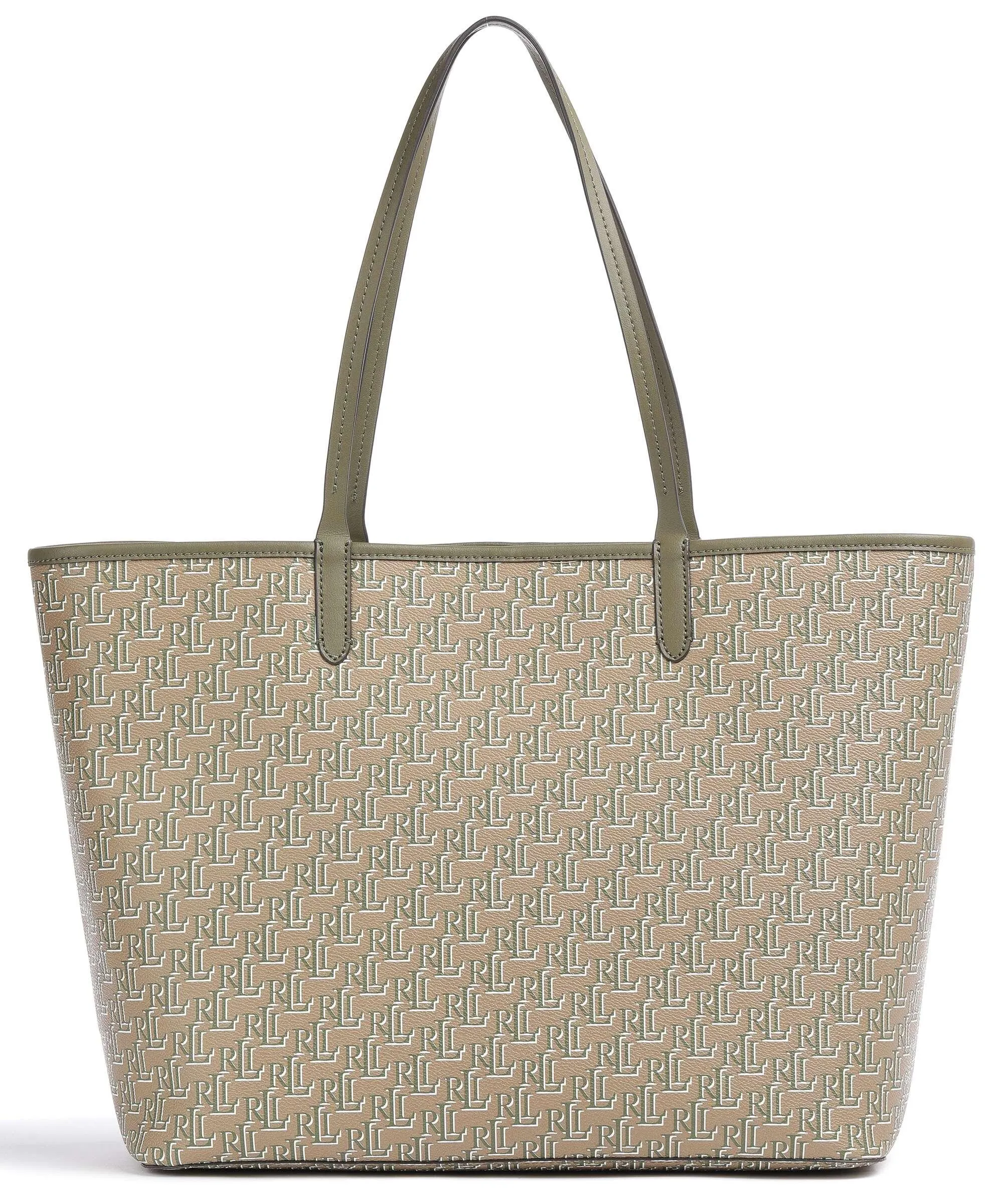  Lauren Ralph Lauren Collins 36 Borsa shopper pelle sintetica beige  