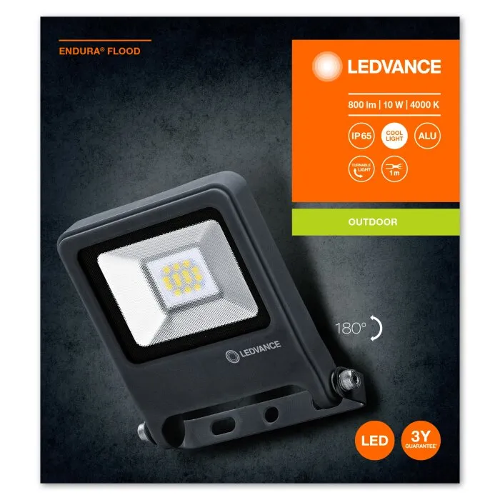 LEDVANCE ENDURA® Faretto da giardino Grigio, 1-Luce