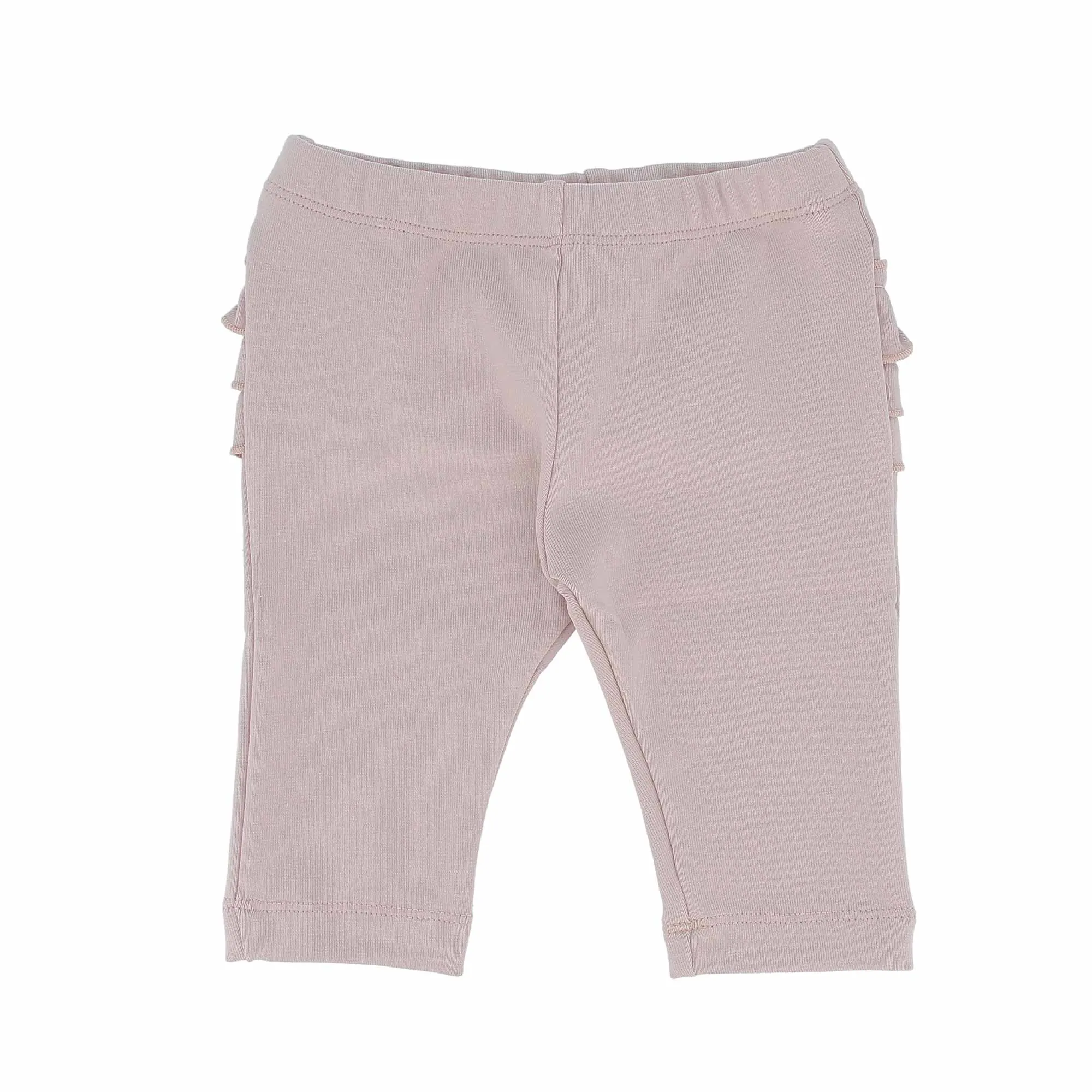 Leggings in costina da bambina, viola            