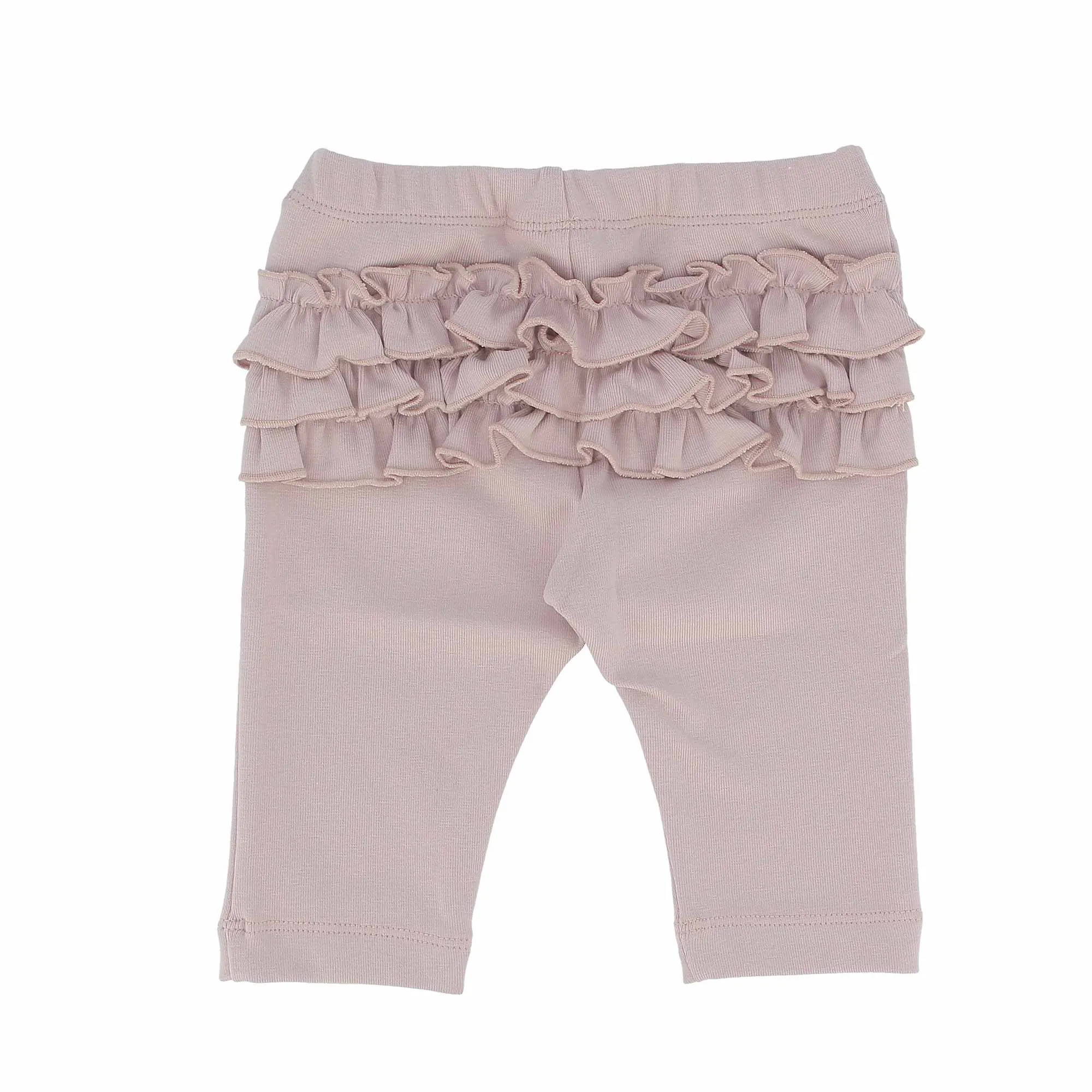 Leggings in costina da bambina, viola            