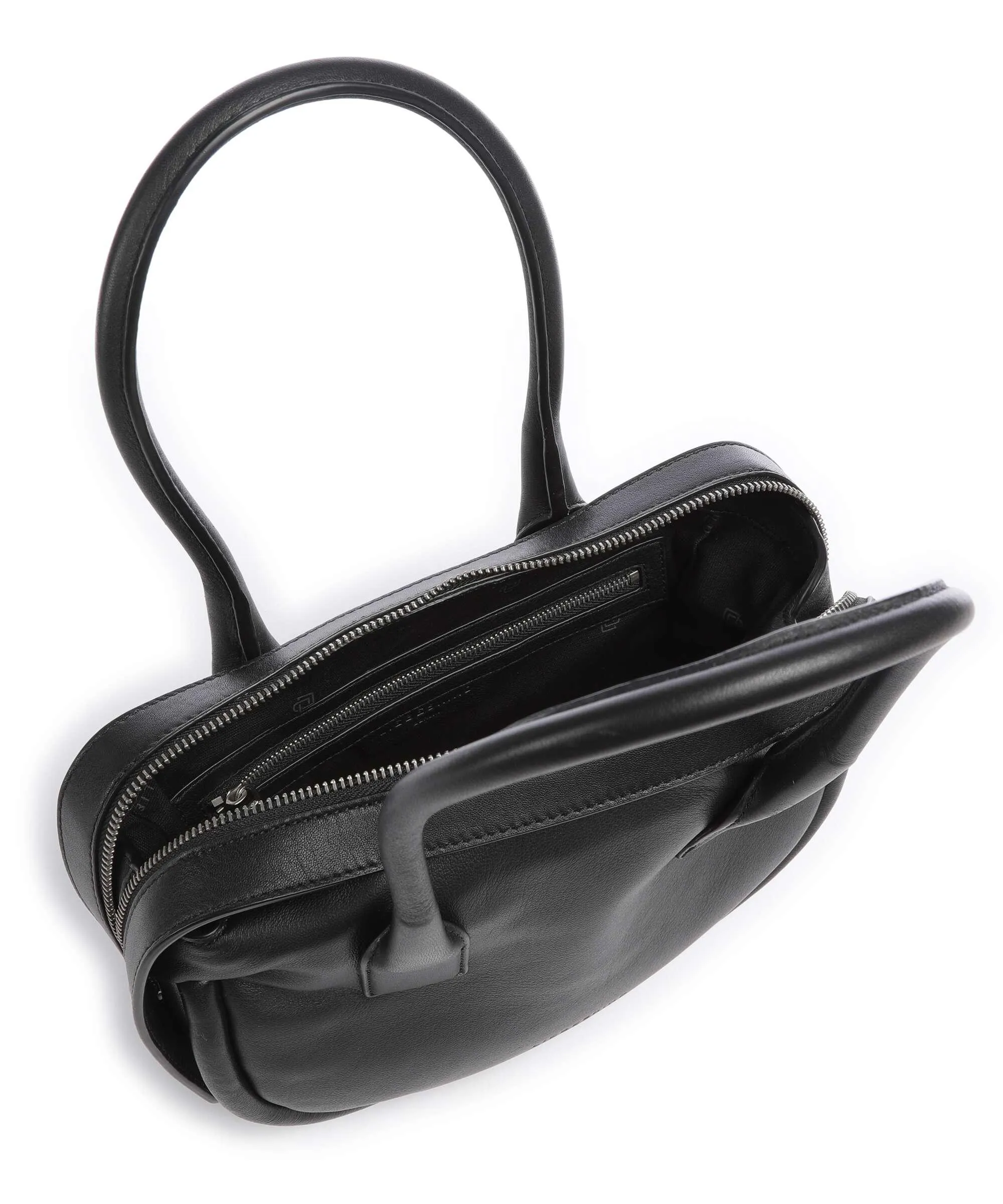 Liebeskind Fab Kodiaq Sheep S Borsa a spalla pelle a grana fine nero  