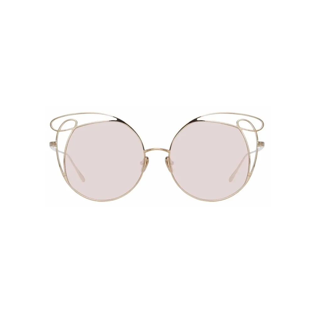 Linda Farrow - Occhiali da Sole Speciali Zazel C5 in Oro Chiaro - LFL852C5SUN - Linda Farrow Eyewear