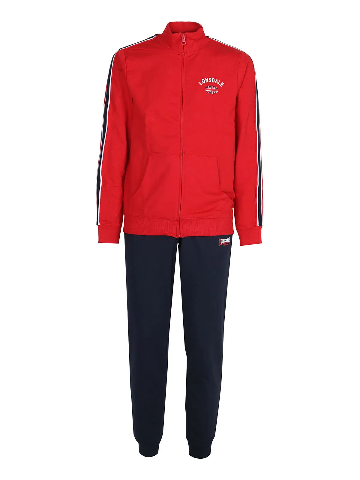 Lonsdale Survêtement homme en coton avec zip