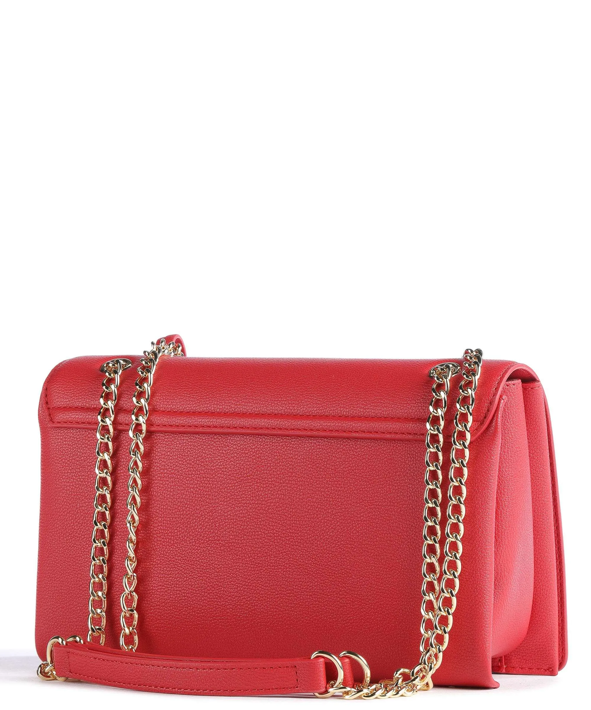  Love Moschino Love Lettering Borsa a spalla pelle sintetica rosso  