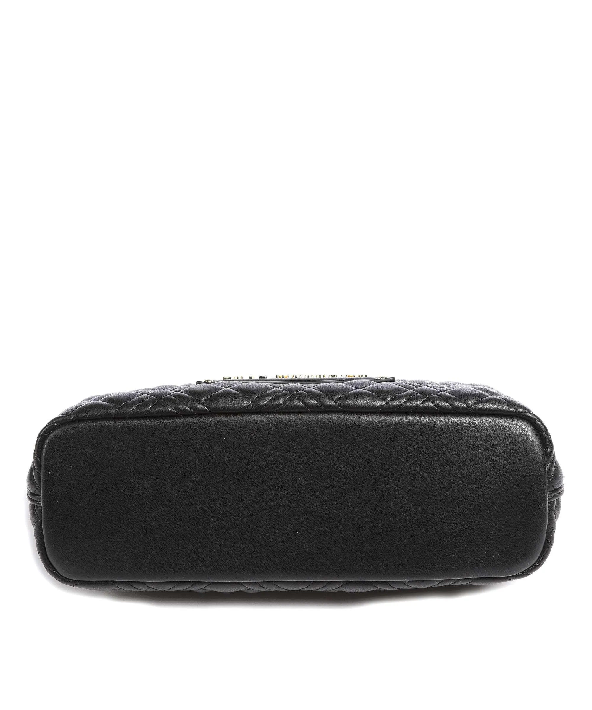  Love Moschino Quilted Borsa a tracolla pelle sintetica nero  