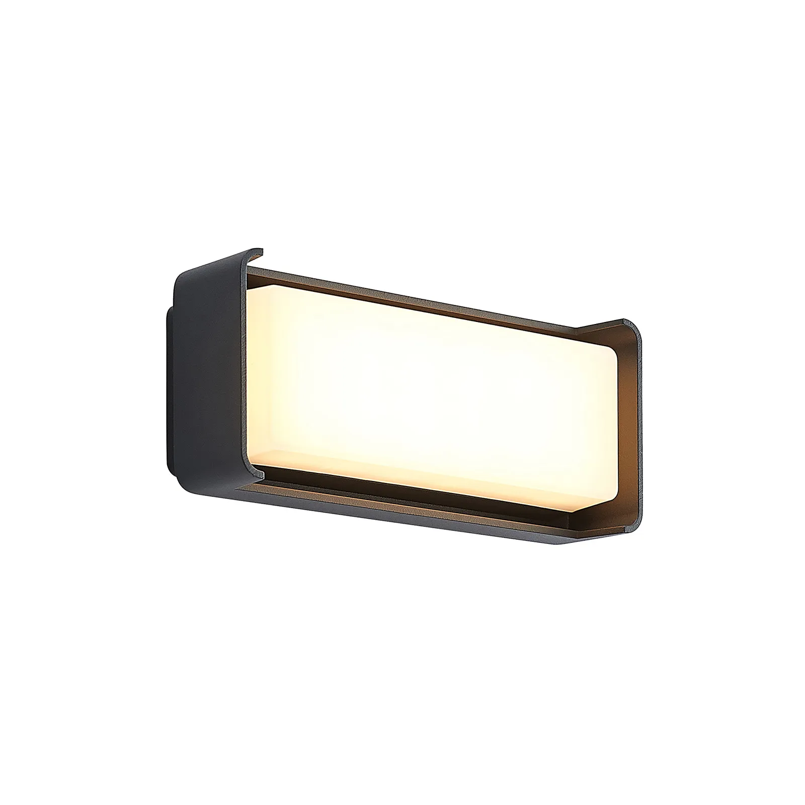 Lucande Applique da esterni LED Babet, antracite