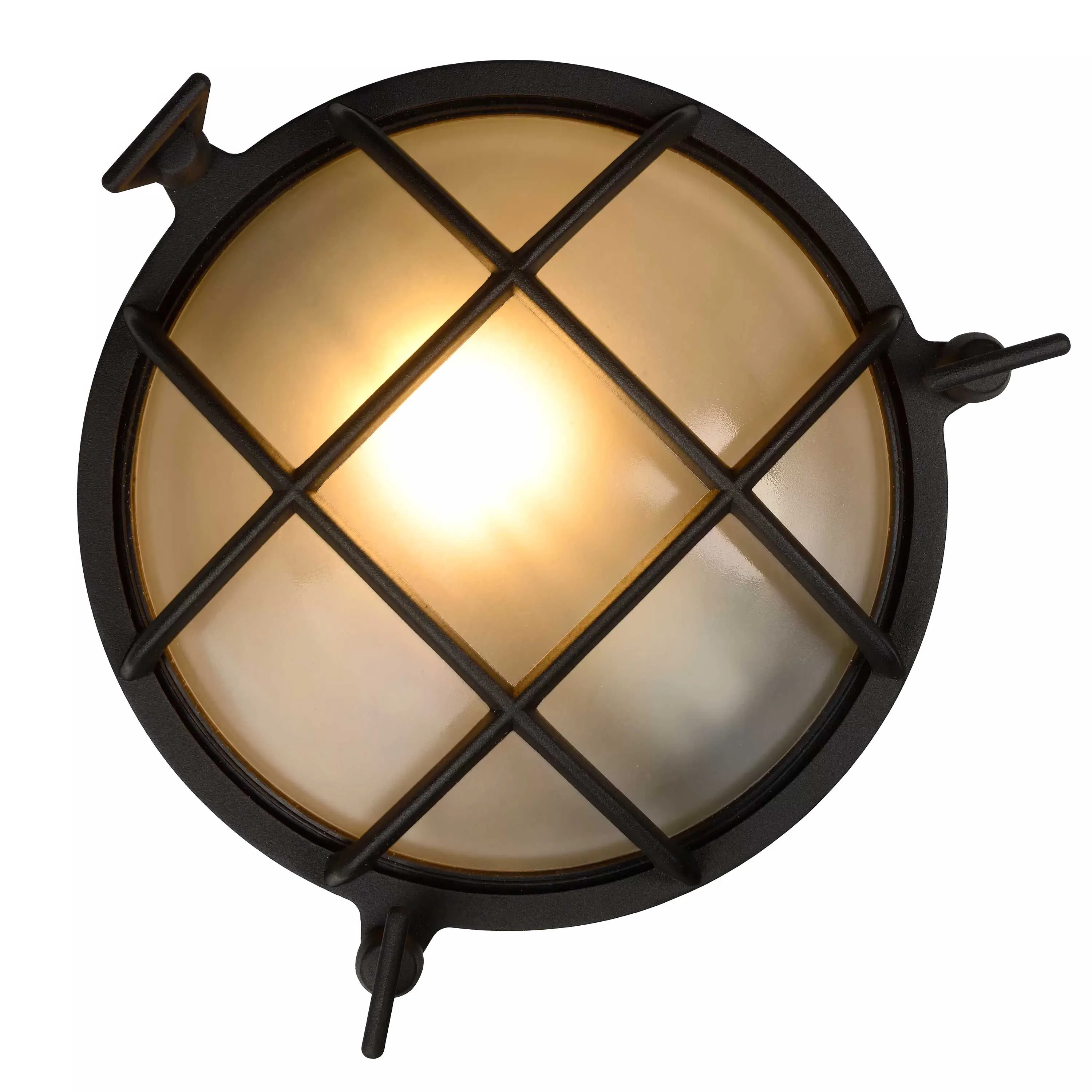 Lucide  Applique da esterno con struttura in alluminio e diffusore in vetro Dudley - 40W